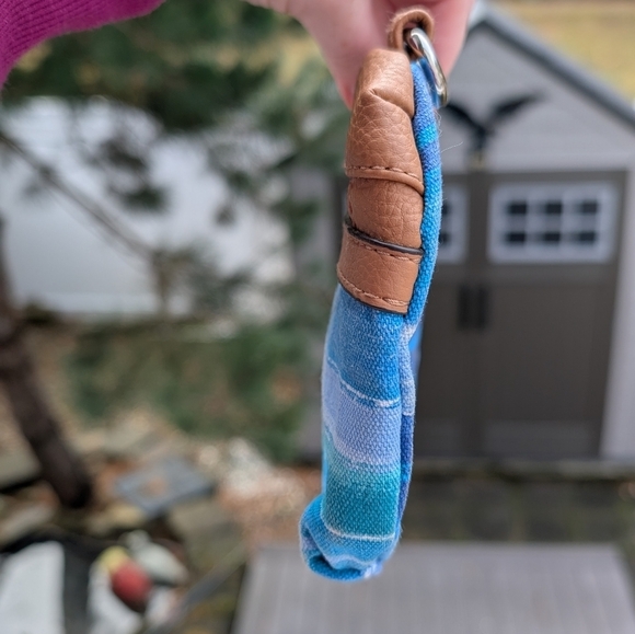 Rosetti Blue, White and Green Pouch (New) - Picture 4 of 8